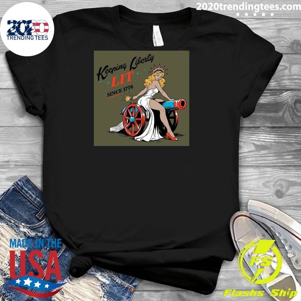 USA 250 Keeping Liberty Lit Since 1776 Shirt