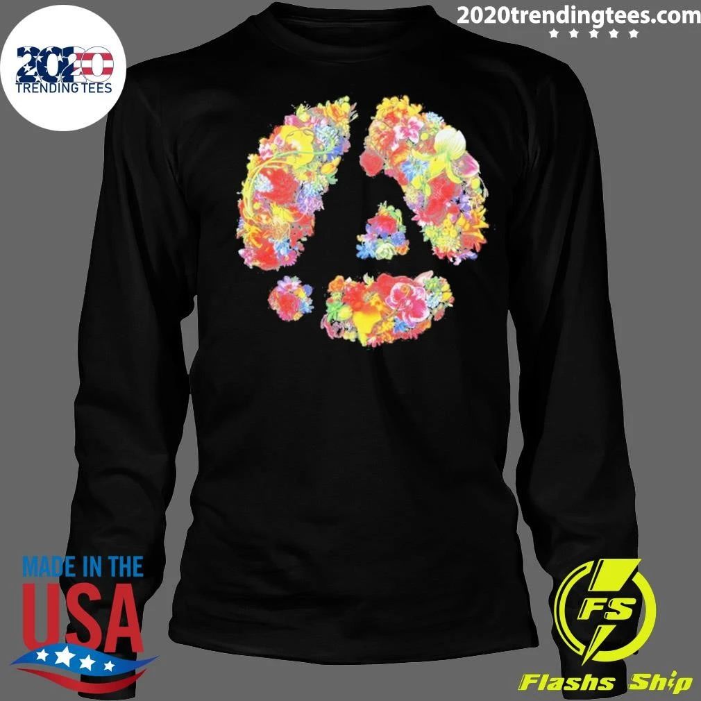 Linkin Park x Makoto Azuma Collab Merch Circle Flowers Shirt