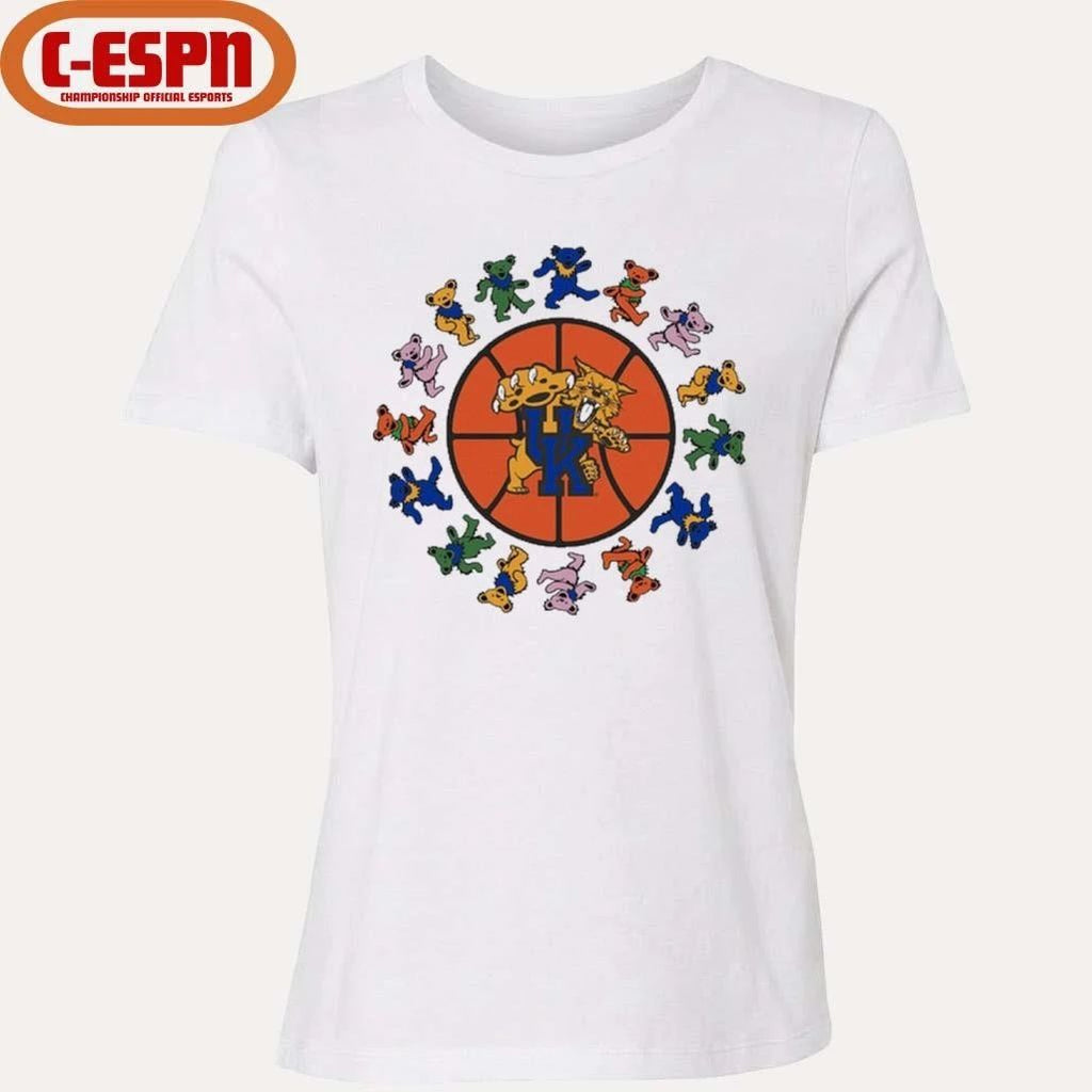 Kentucky x Grateful Dead Basketball Circle Bears Shirt