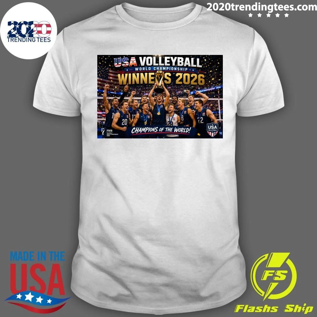 USA Men’s Volleyball World Champions 2026 Shirt