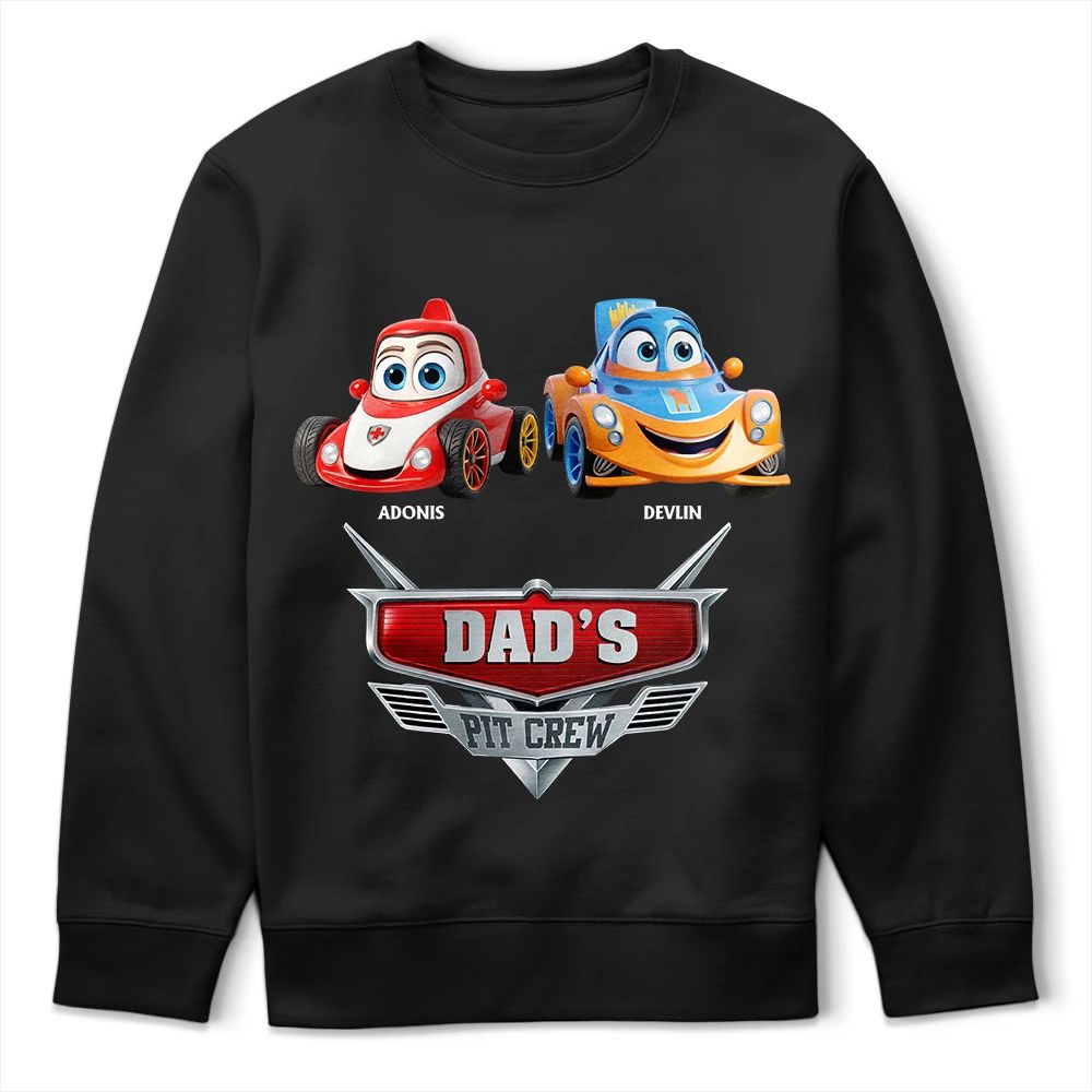 Daddy's Pit Crew Kid Car - Personalized T Shirt