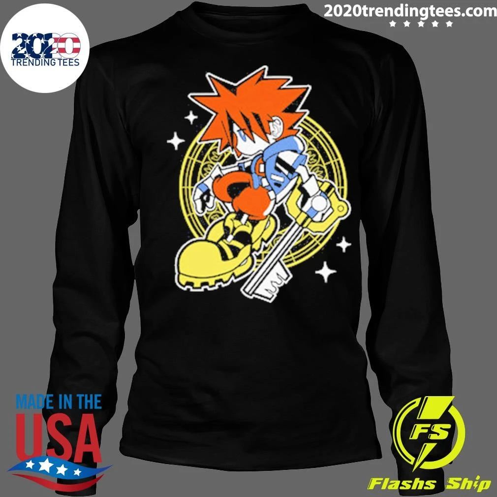 Kingdom Hearts Compilation Sora in Keyblade Shirt