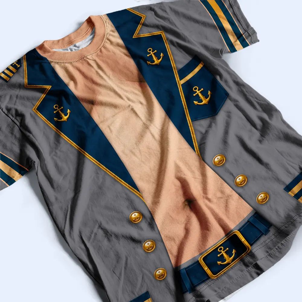 Funny Captain Hairy Body - Personalized Full Print T Shirt