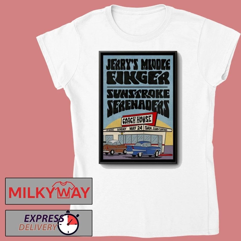 Jerry’s Middle Finger In San Juan Capistrano CA On May 24 2026 Tour Poster shirt