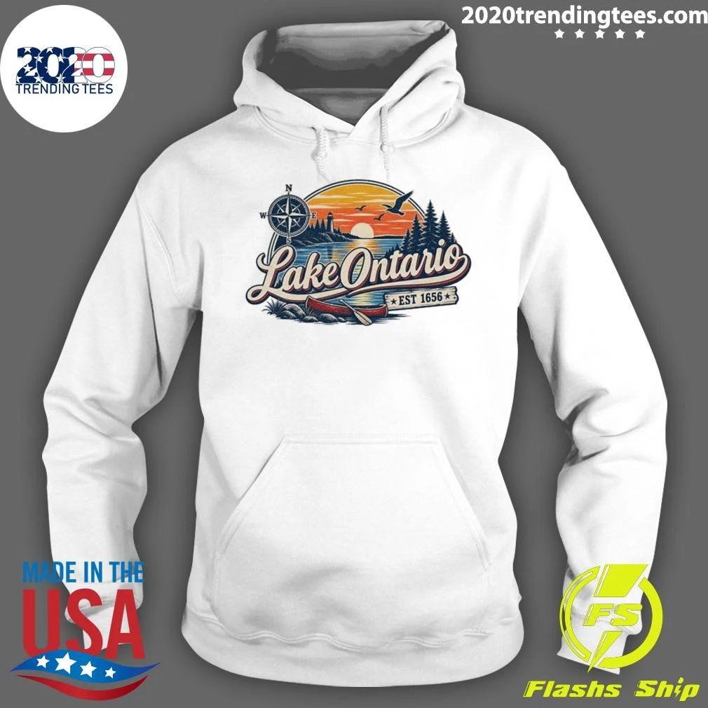 Lake Ontario Quiet Activism Anti Trump Est 1656 Shirt