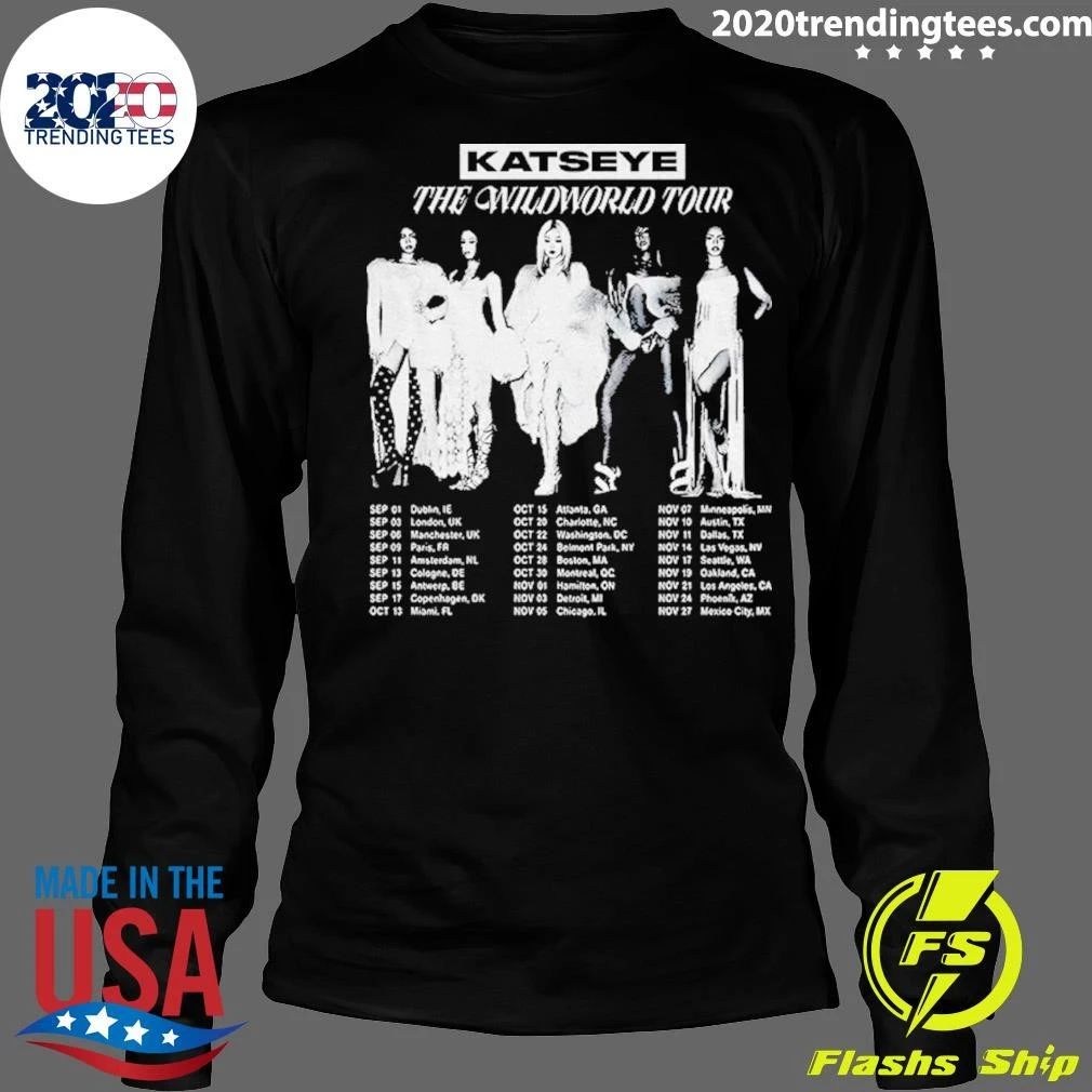 Katseye The Wildworld Tour 2026 Beautiful Chaos Date Shirt