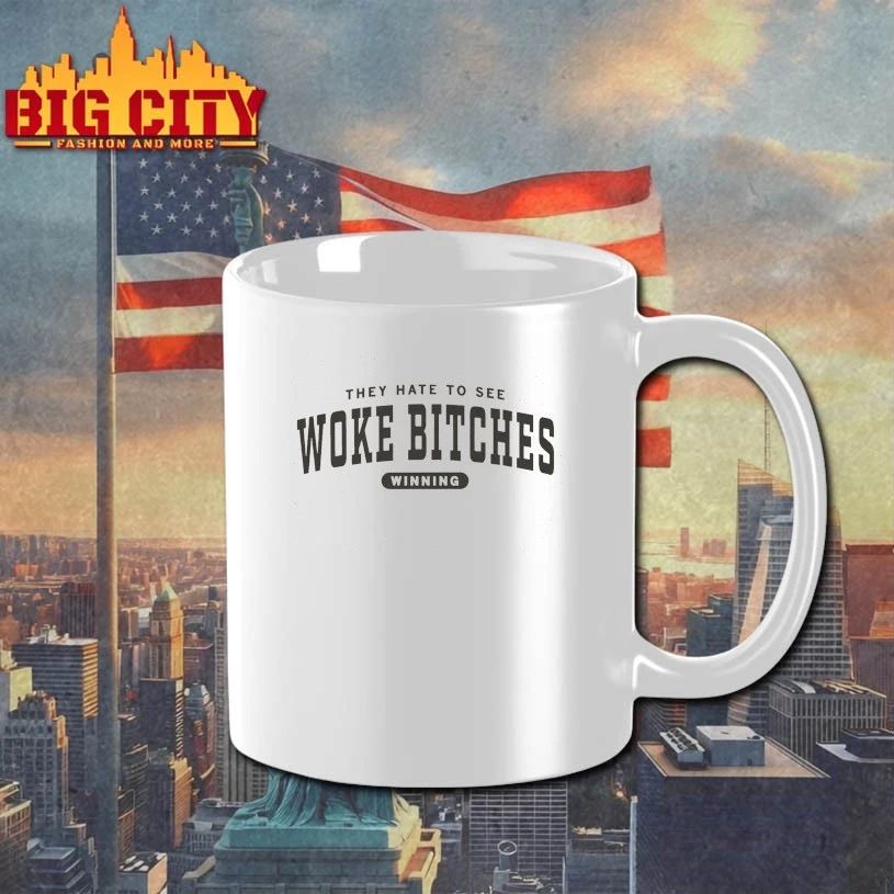 They Hate to see Woke Bitches Ringer T-shirt