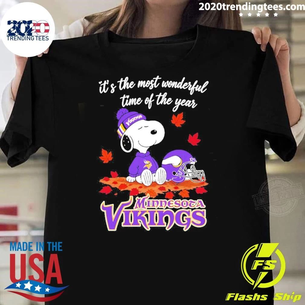 Minnesota Vikings It’s The Most Wonderful Time Of The Year Shirt