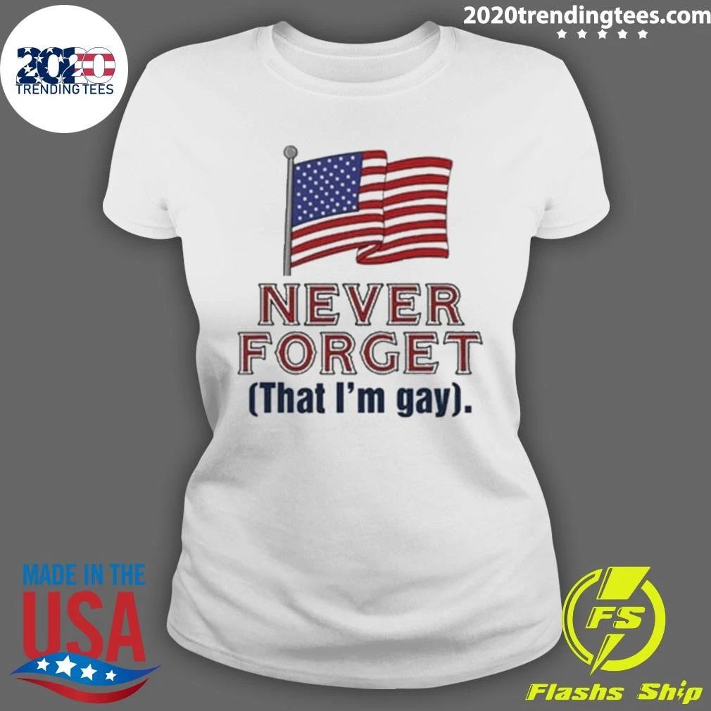 Never Forget That I’m Gay Shirt