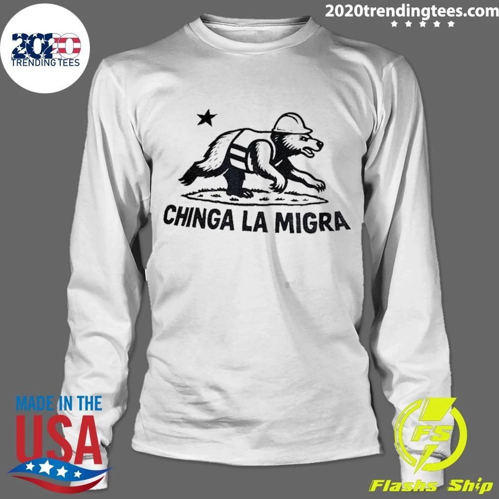 Bear Worker Chinga La Migra Political Shirt