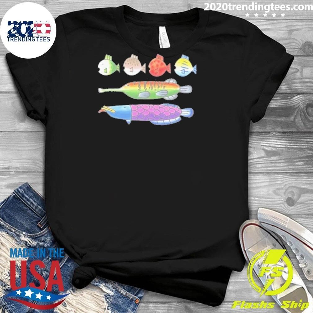 Fishing Minigame Fish Graphic Tee Shirt