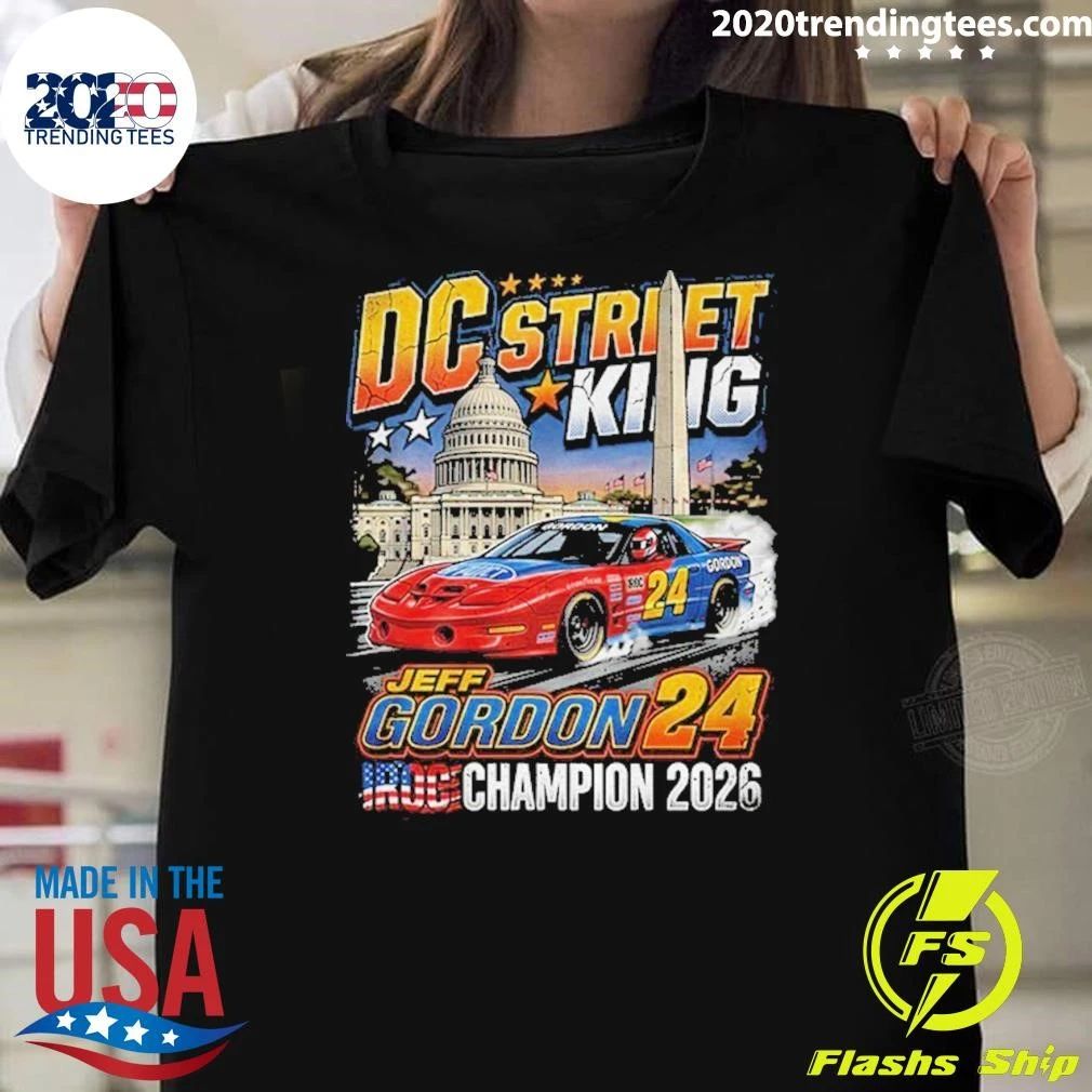 Jeff Gordon 2026 Iroc Freedom 250 Washington Dc Street Race Winner Shirt