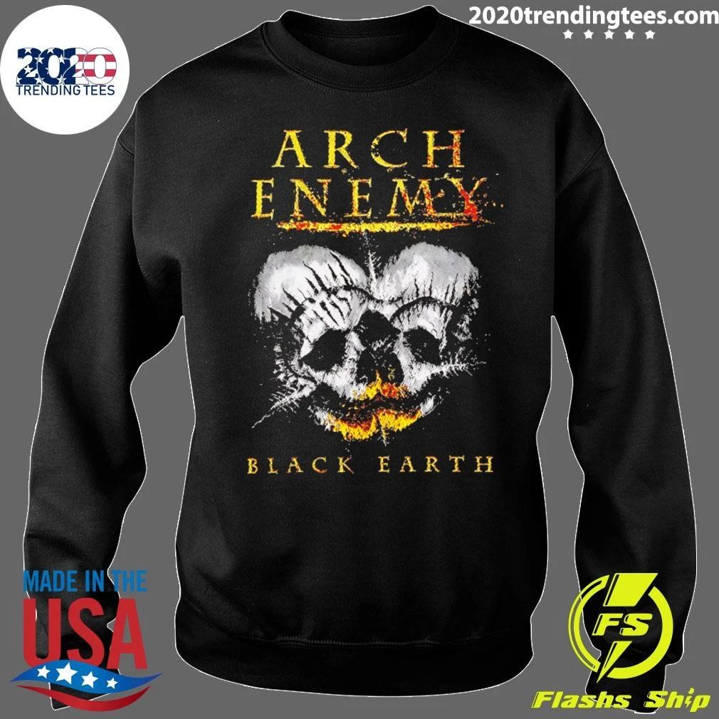 Arch Enemy Metal Band Skull Fire Gothic Heavy Music Tee Shirt