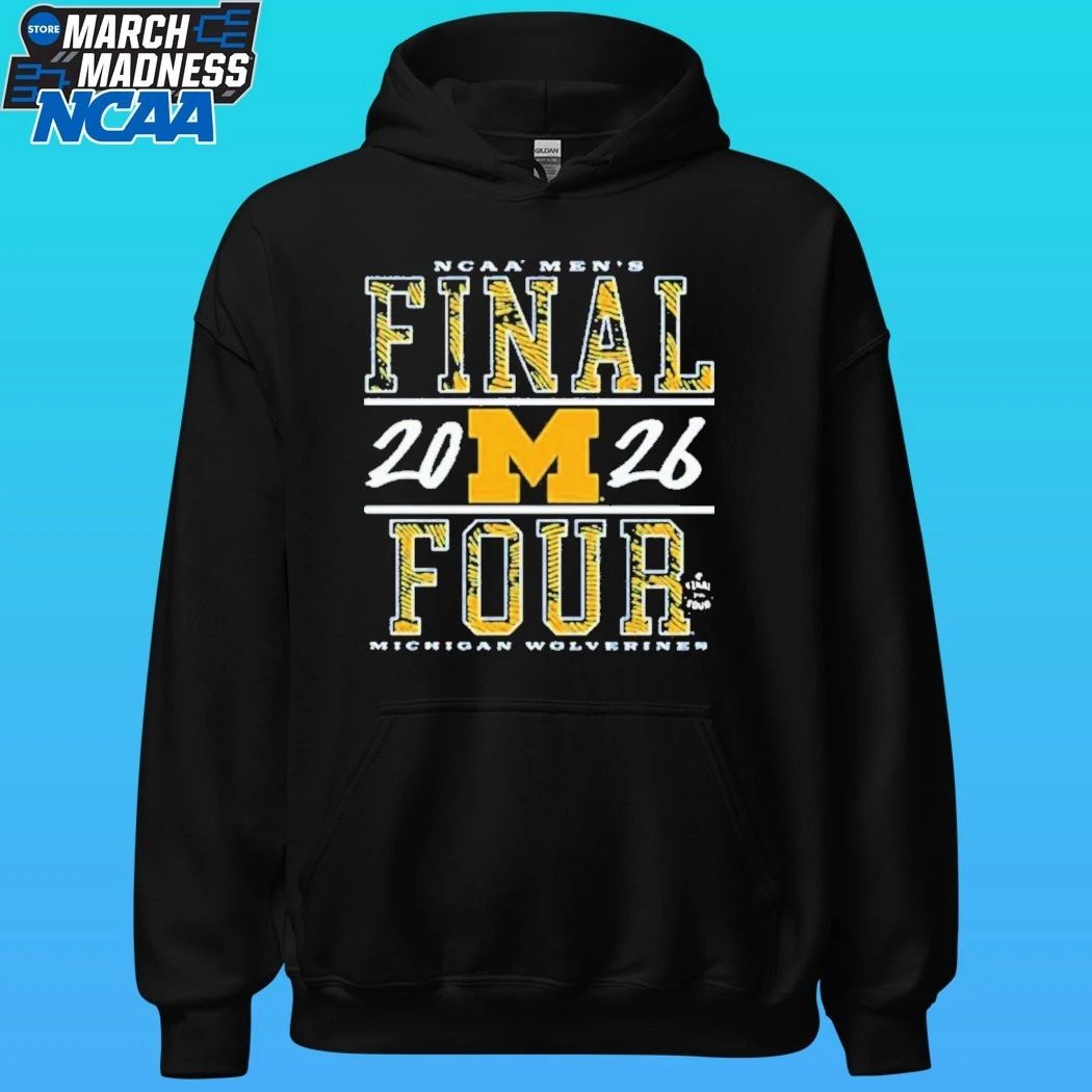 Michigan Wolverines 2026 NCAA Men’s Basketball Final Four March Madness Final Four Shirt