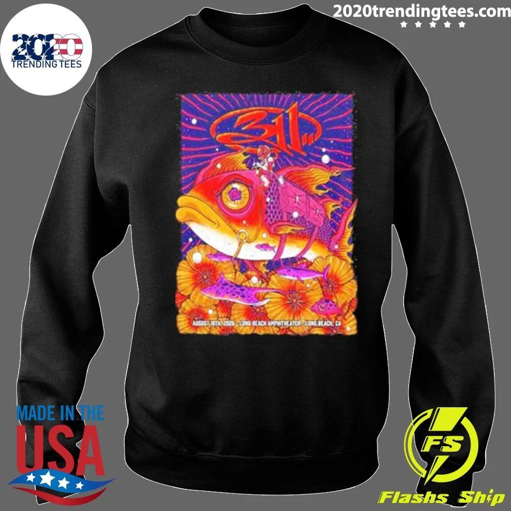 311 Band Long Beach At Long Beach Amphitheater In Long Beach CA On August 18 2026 Shirt