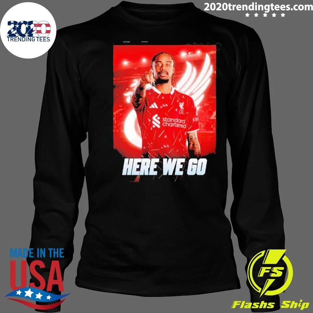 Bradley Barcola To Liverpool Here We Go Shirt