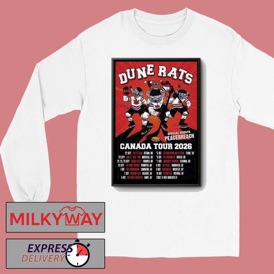Dune Rats Canada Tour 26 Poster shirt