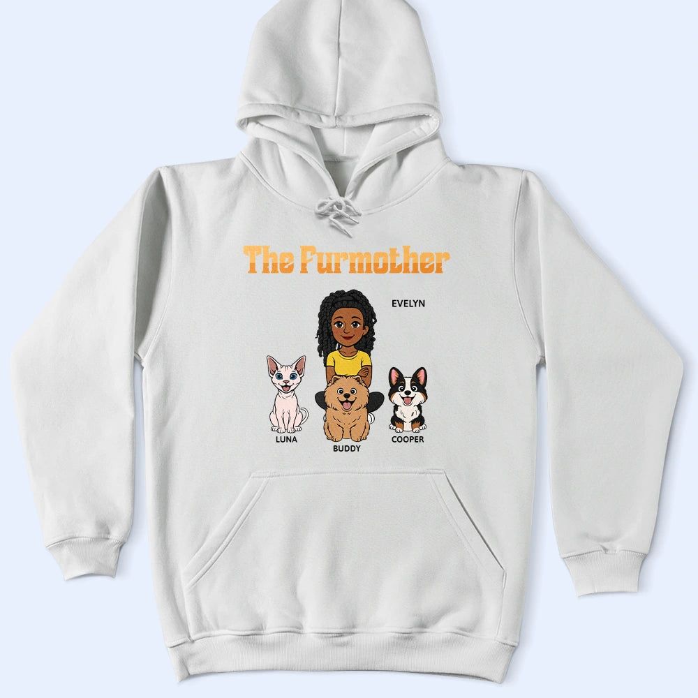 Retro Style The Dogfather Catfather - Personalized T Shirt