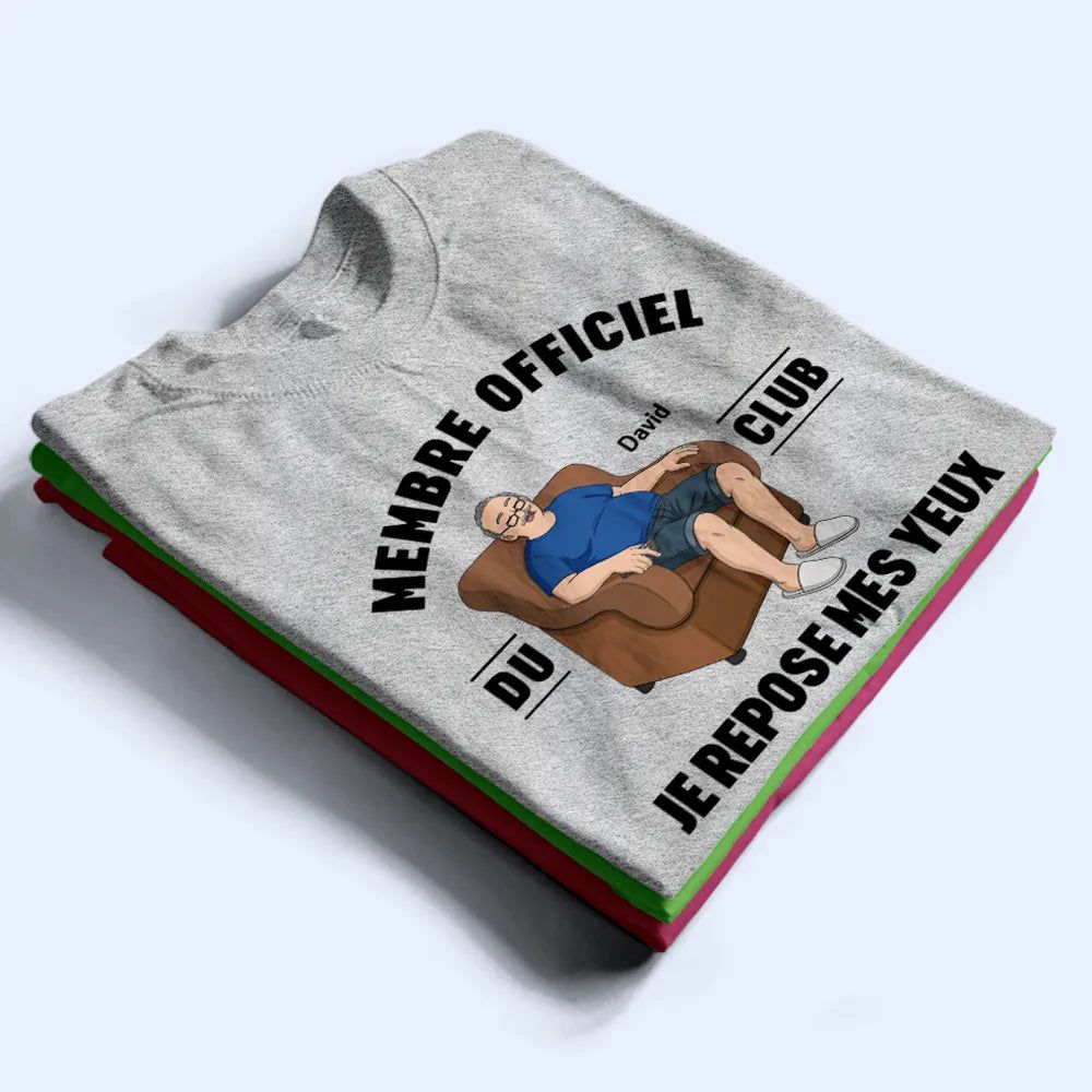 Je Repose Mes Yeux - T-Shirt Personnalisé