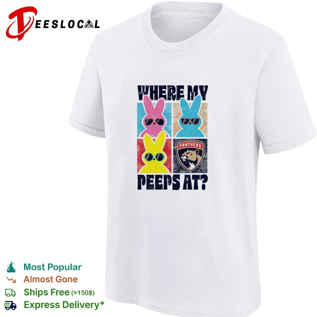 Where My Peeps At Florida Panthers NHL T-shirt