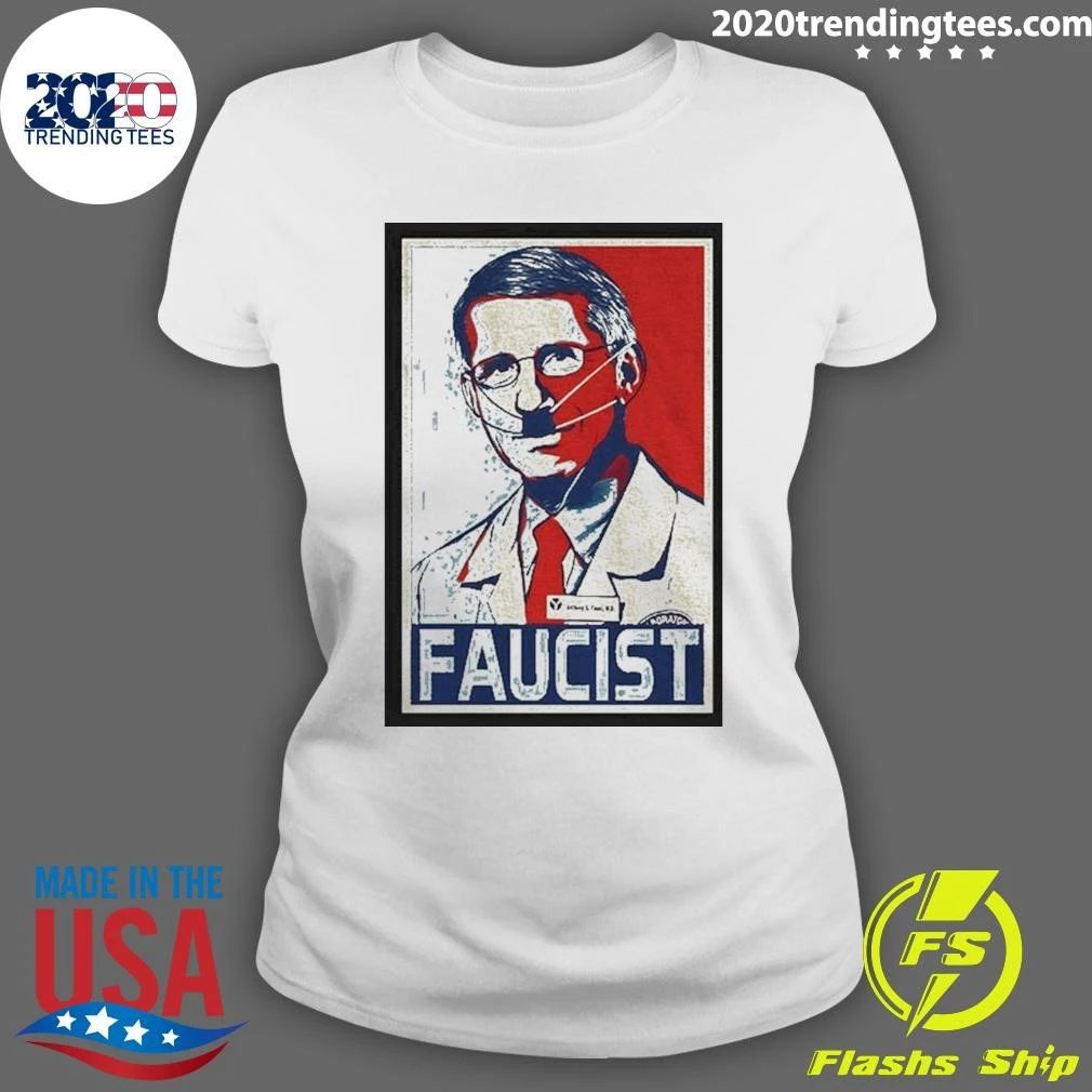 Dr Fauci X Hitler Faucist Fire Hope Style Shirt