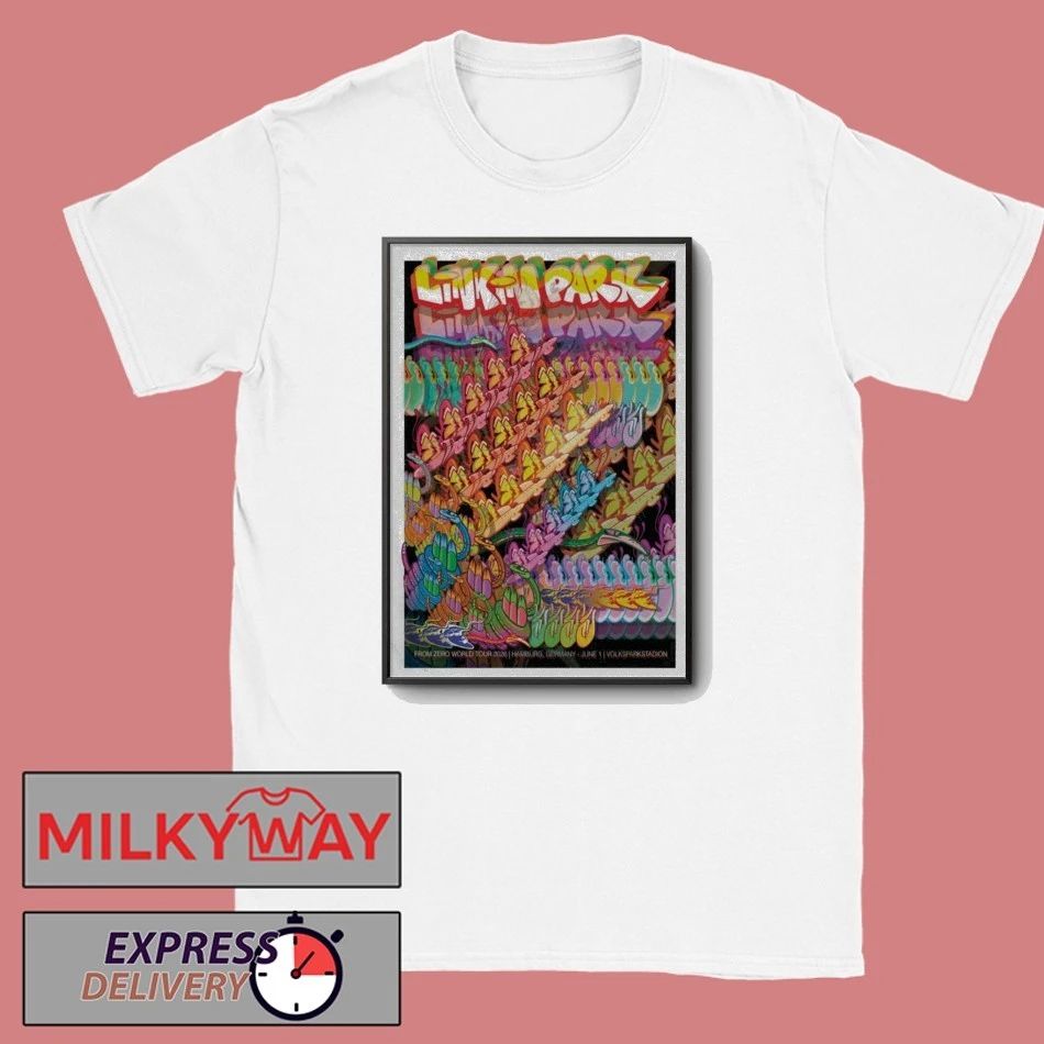 TOUR June 01 2026 Linkin Park Concert Tour Hamburg, Germany LIMITED Poster shirt