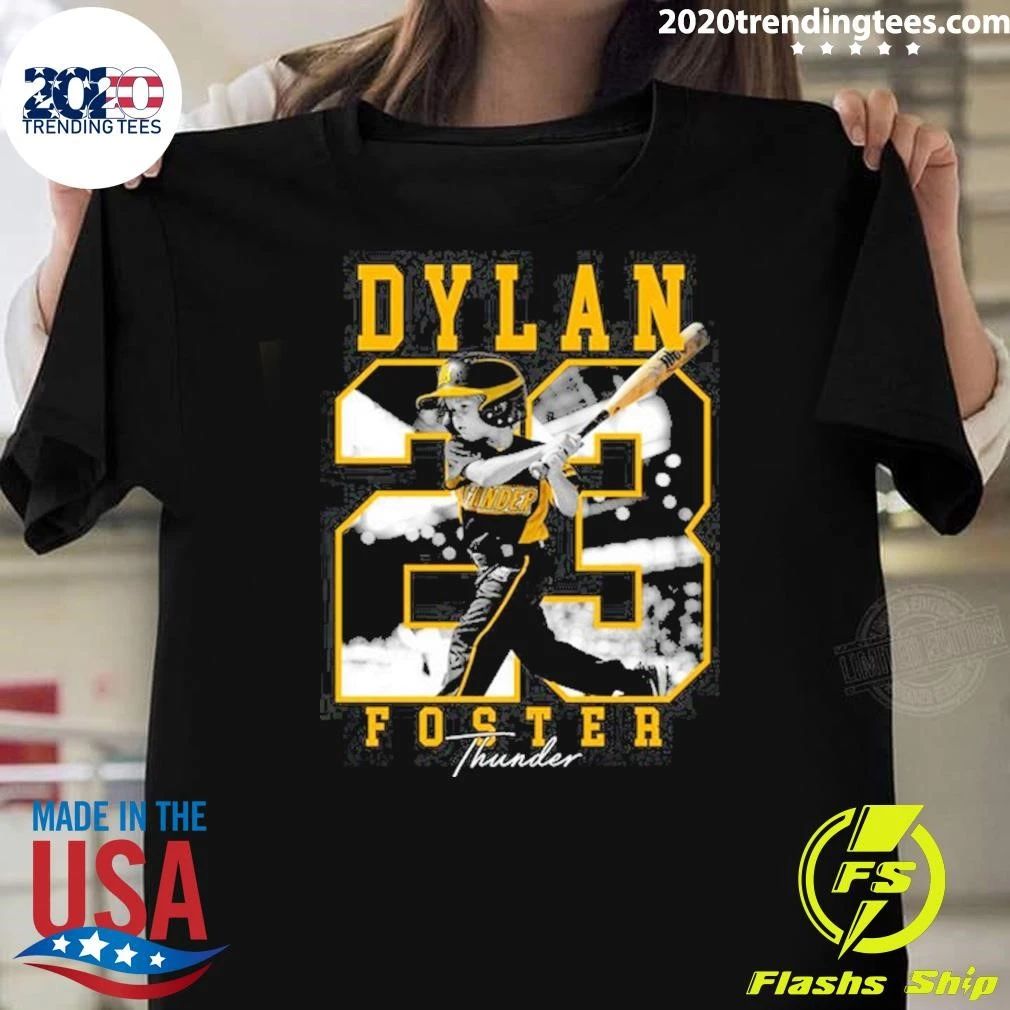 Dylan Foster Thunder 23 Baseball Sports Signature Shirt