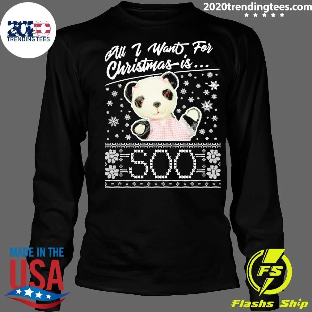 Sooty Christmas All I Want For Christmas Is Soo Panda Shirt