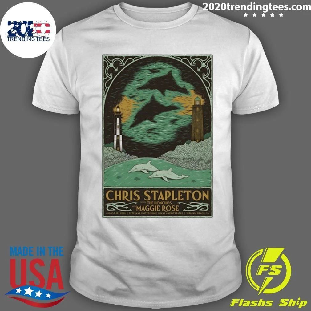 Chris Stapleton The Honchos Maggie Rose 8.18.2026 Virginia Beach VA Tee Shirt