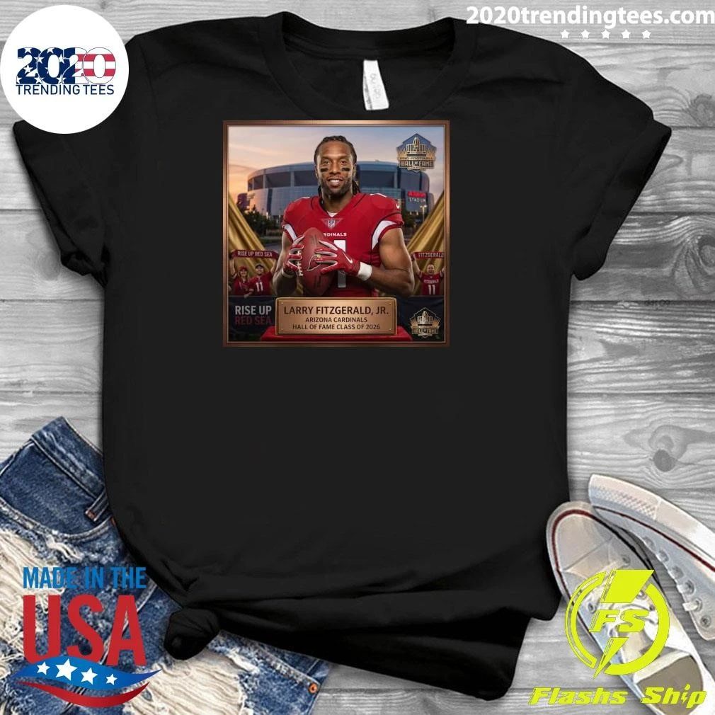 Larry Fitzgerald, Jr. Arizona Cardinals Hall Of Fame Class Of 2026 Shirt