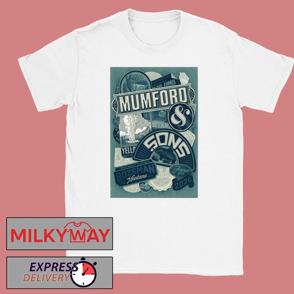 Mumford And Sons In Bozeman MT On June 4 2026 Tour shirt