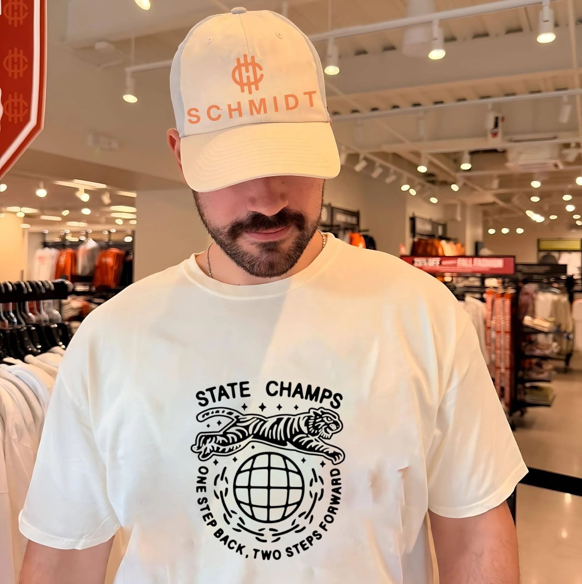 State Champs one step back two steps forward tiger graphic shirt