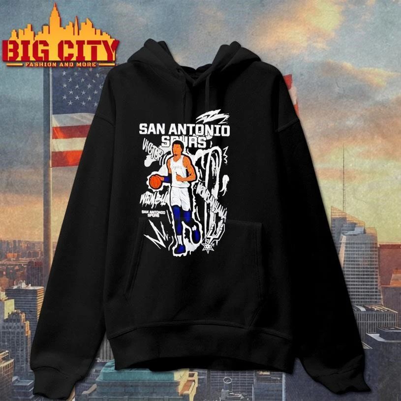 Victor Wembanyama San Antonio Spurs Chalked Up Player graphic Shirt