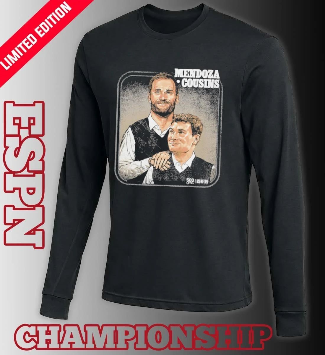 Fernando Mendoza & Kirk Cousins Las Vegas Step Brothers Shirt