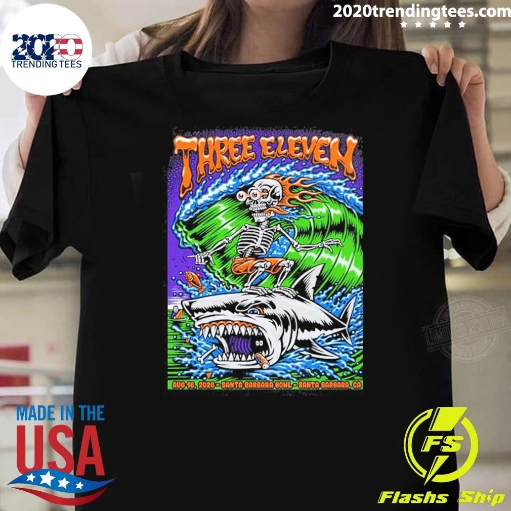 Three Eleven Band Santa Barbara At Santa Barbara Bowl In Santa Barbara CA On August 2026 Shirt