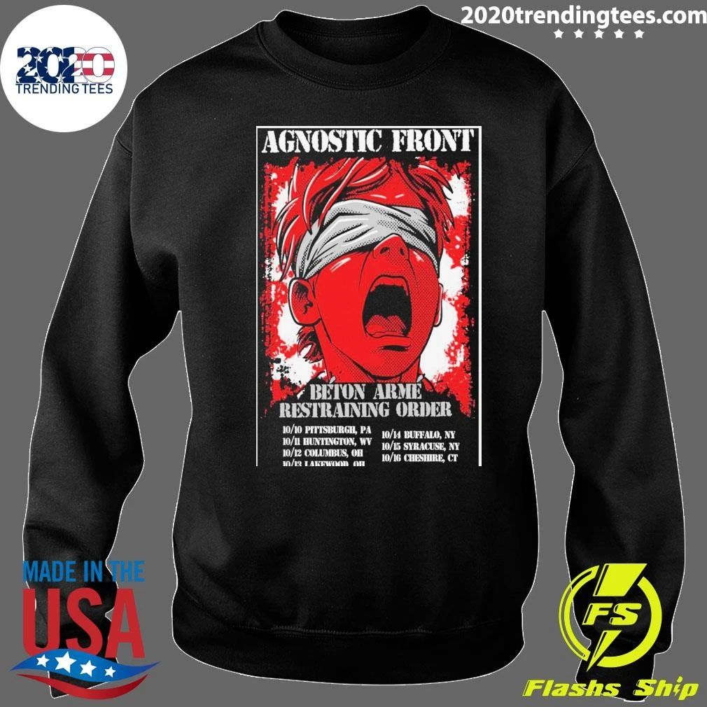 Agnostic Front Pittsburgh Pa October 10 2026 Shirt