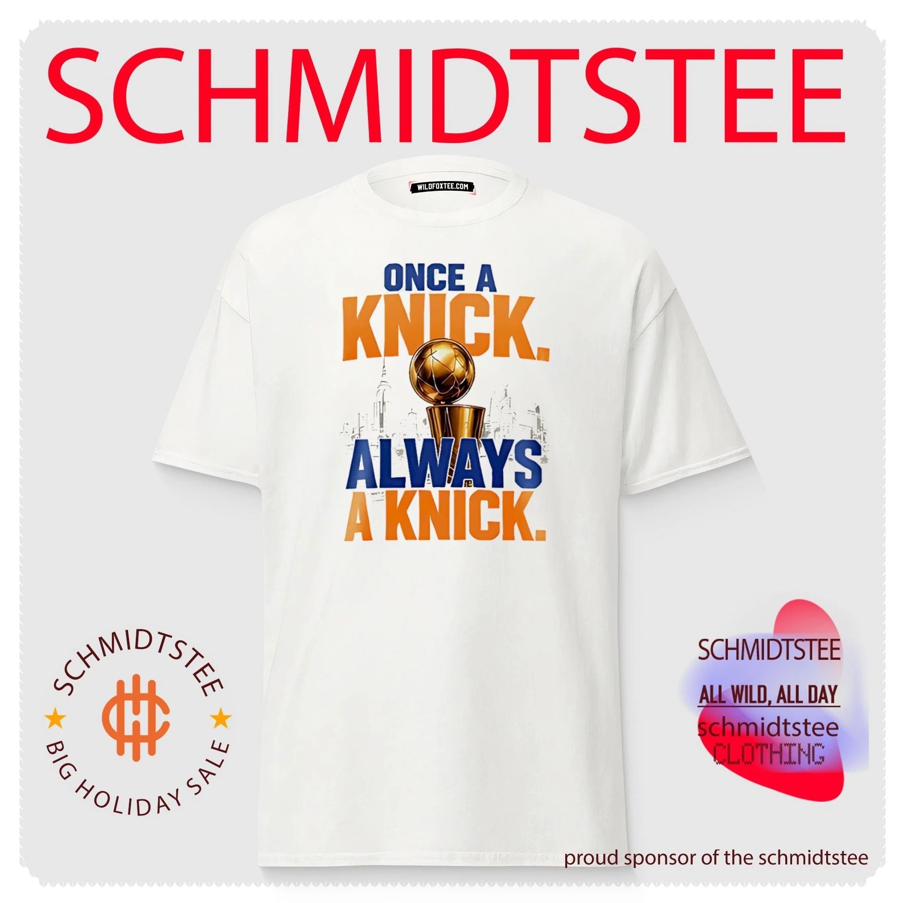 New York Knicks one a knick always a knick skyline shirt