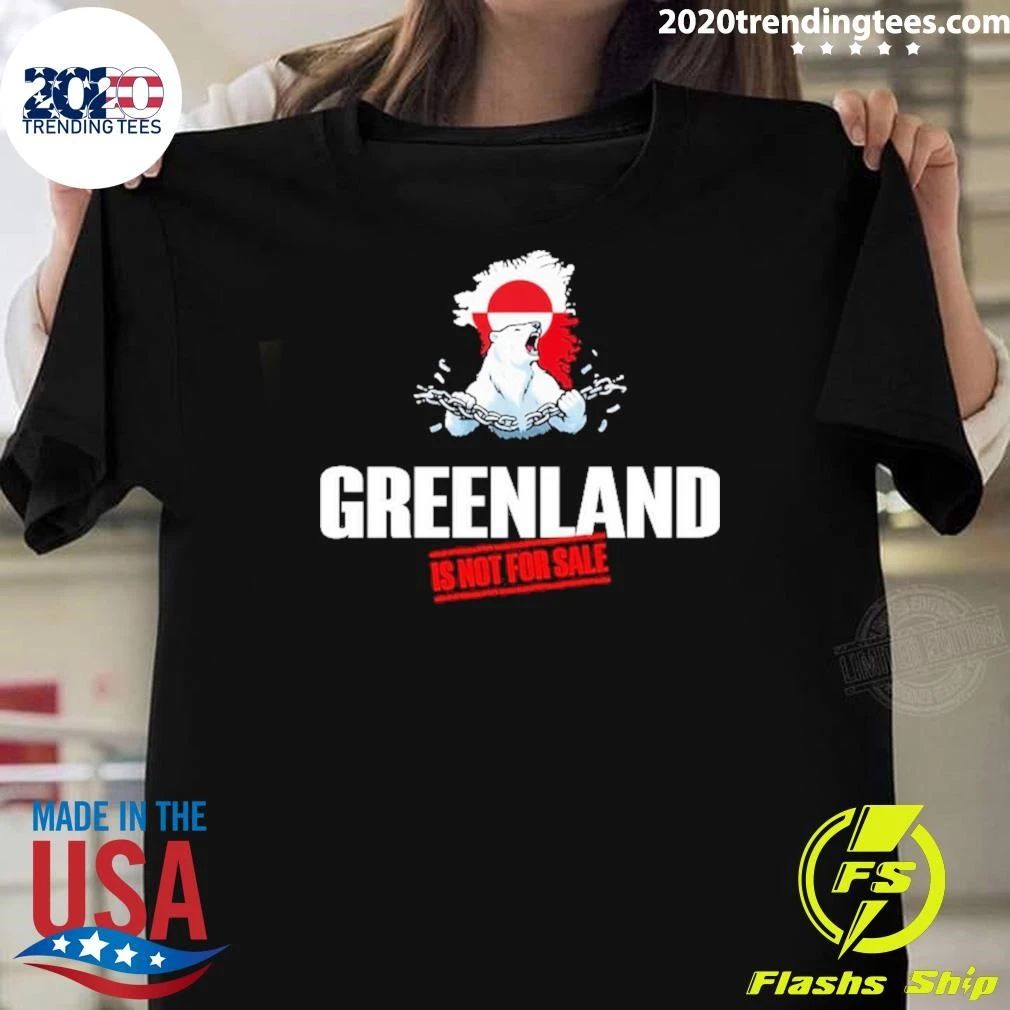 Polar Bear Greenland Is Not For Sale Shirt