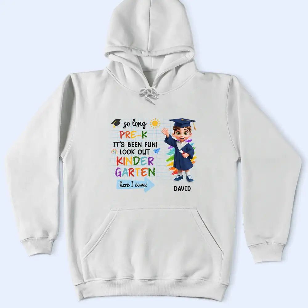 Little Grad Ready For A New Adventure - Personalized T Shirt