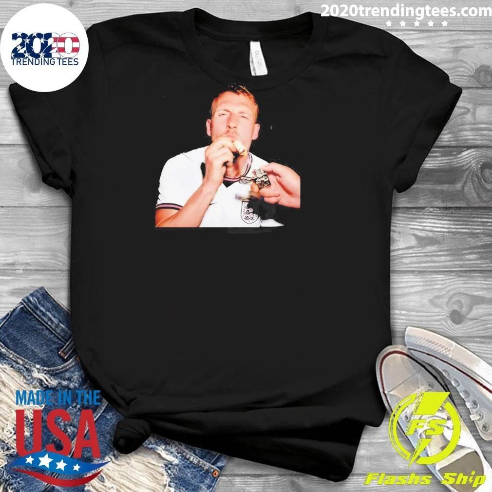 Harry Kane England Soccer Star With Trophies And Money Shirt