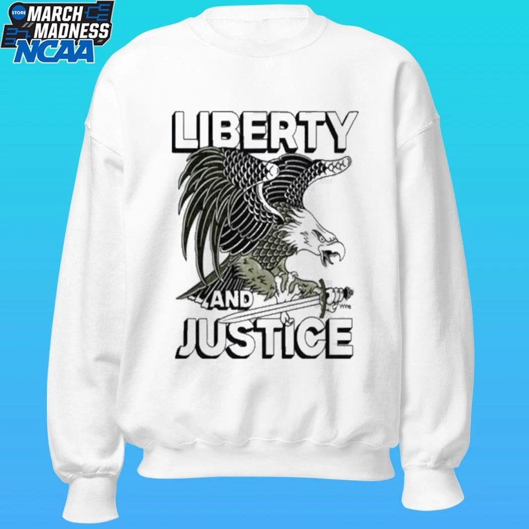 Liberty And Justice American Eagle Vintage Shirt