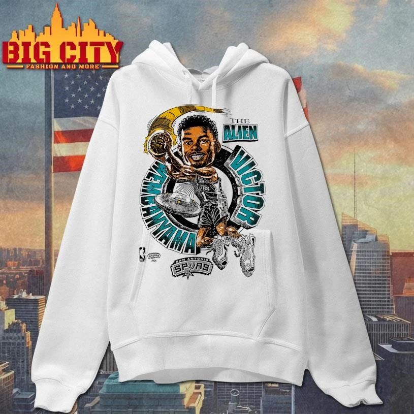 Victor Wembanyama The Alien San Antonio Spurs Game 6 Conference Finals NBA Playoffs Caricature Shirt