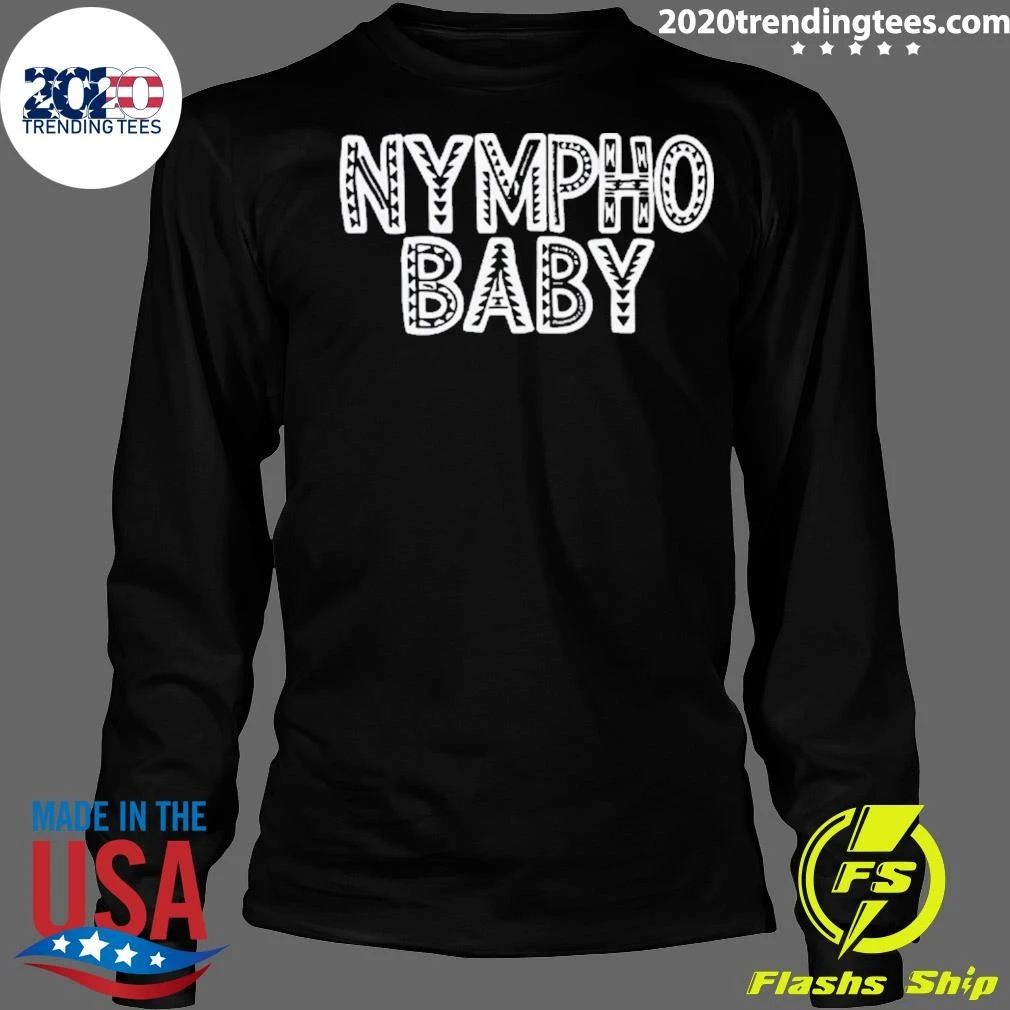 Grayson Waller Wearing Nympho Baby Shirt