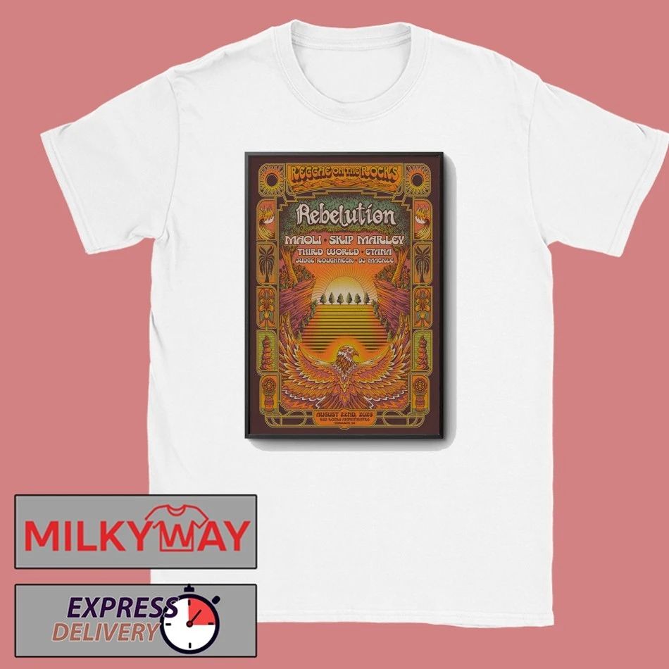 Rebelution Red Rocks in Morrison CO 8 22 2026 Poster shirt