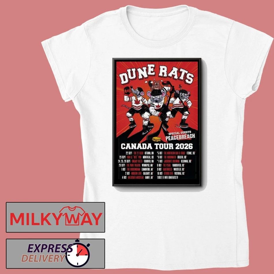 Dune Rats Canada 2026 Shows Poster shirt