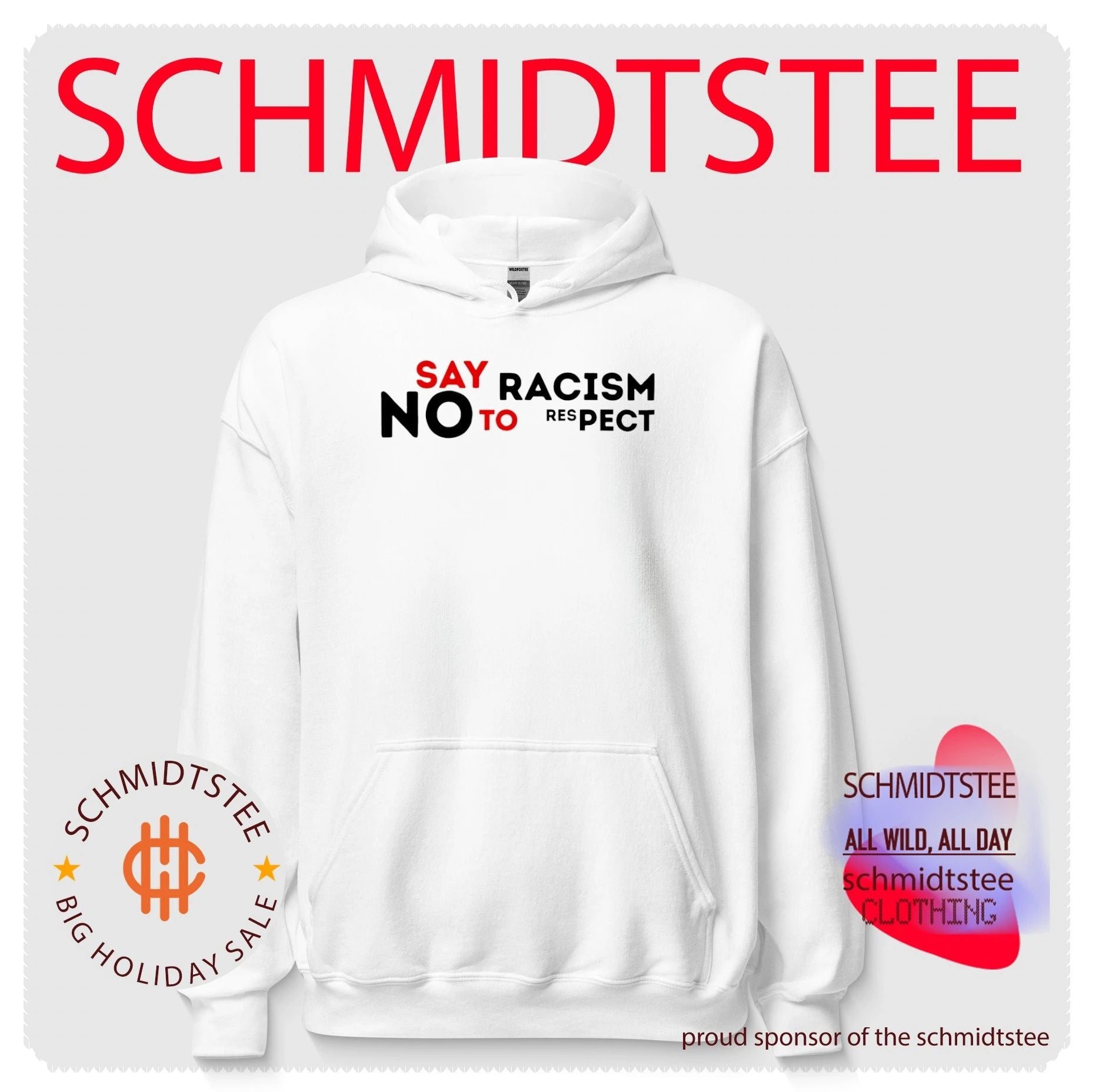 Say racism no to respect shirt