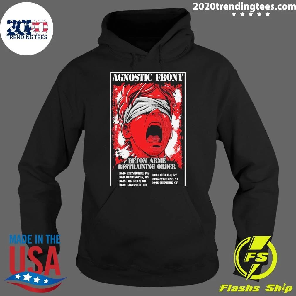 Agnostic Front Pittsburgh Pa October 10 2026 Shirt