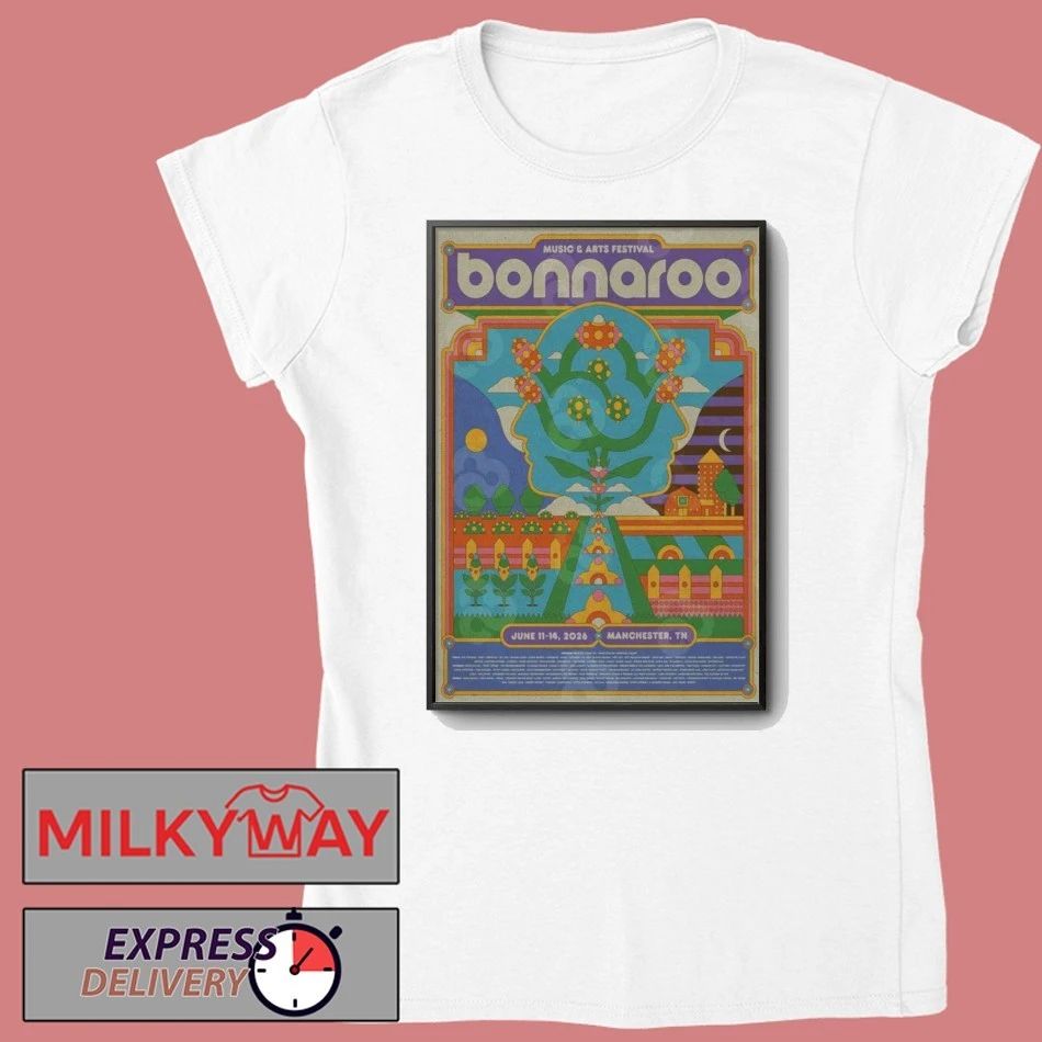 SHOW Bonnaroo 2026 Manchester Poster LIMITED shirt