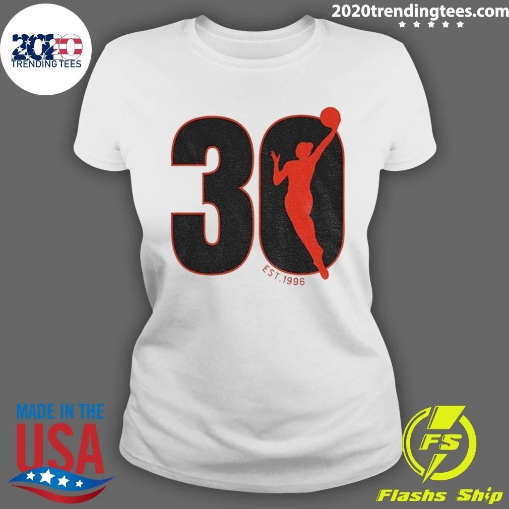 Wnba 30th Anniversary Logo Est 1996 Shirt