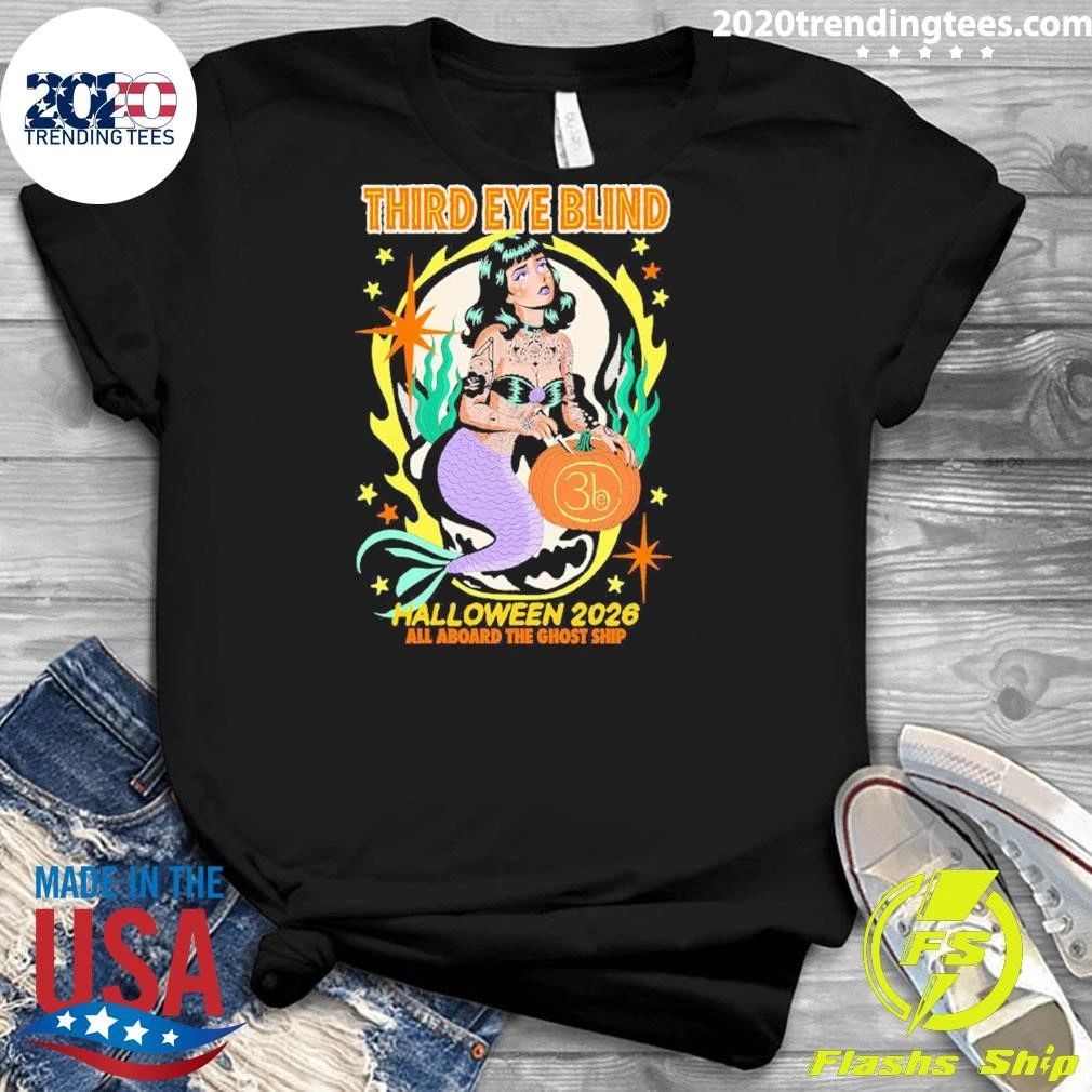 Third Eye Blind Halloween Tour 2026 All Aboard The Ghost Ship Shirt